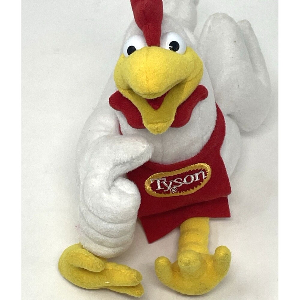 Vintage Tyson Foods Plush Rooster 9" Advertising Stuffed Toy Mascot Collectible - Picture 2 of 10